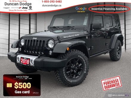 2018 Jeep Wrangler JK Unlimited Rubicon Navigation Bluetooth SUV for sale in Duncan, BC