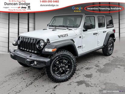 New 2023 Jeep Wrangler 4-Door Willys Heated Seats Trailer Tow For Sale | Duncan BC New 2023 Jeep Wrangler 4-Door Willys Heated Seats Trailer Tow For Sale | Duncan BC