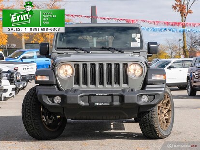 New 2023 Jeep Wrangler Sport 4X4 | Hardtop | Side Steps | Aftermarket Rims  For Sale | Mississauga ON | VIN: 1C4GJXAN5PW507045