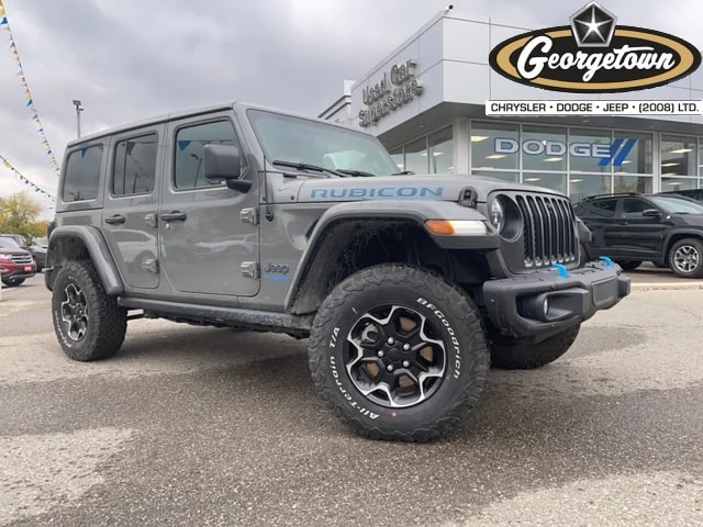 Used 2021 Jeep Wrangler 4XE Unlimited Rubicon HYBRID , GAS / ELECTRIC /  FINAL CLEARANCE For Sale | Georgetown ON