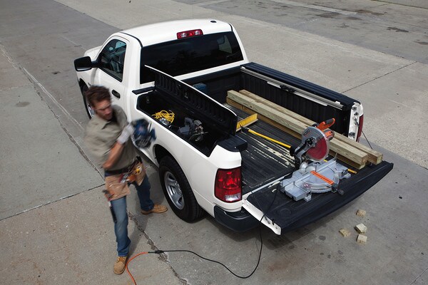 2020 Ram 1500 Classic Feature Cargo With Construction Worker