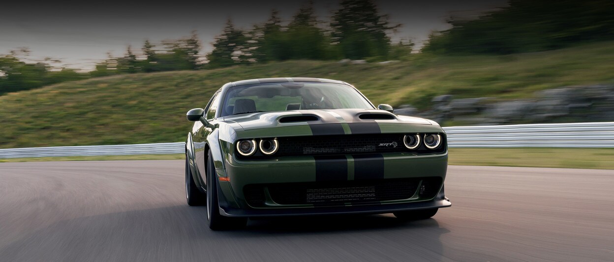 2020 Dodge Challenger On A Race Track