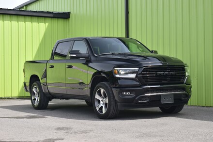 2020 Ram 1500 Sport | Android Auto | Heated Steering | Leather | Crew Cab DYNAMIC_PREF_LABEL_INVENTORY_FEATURED_USED_INVENTORY_FEATURED1_ALTATTRIBUTEAFTER