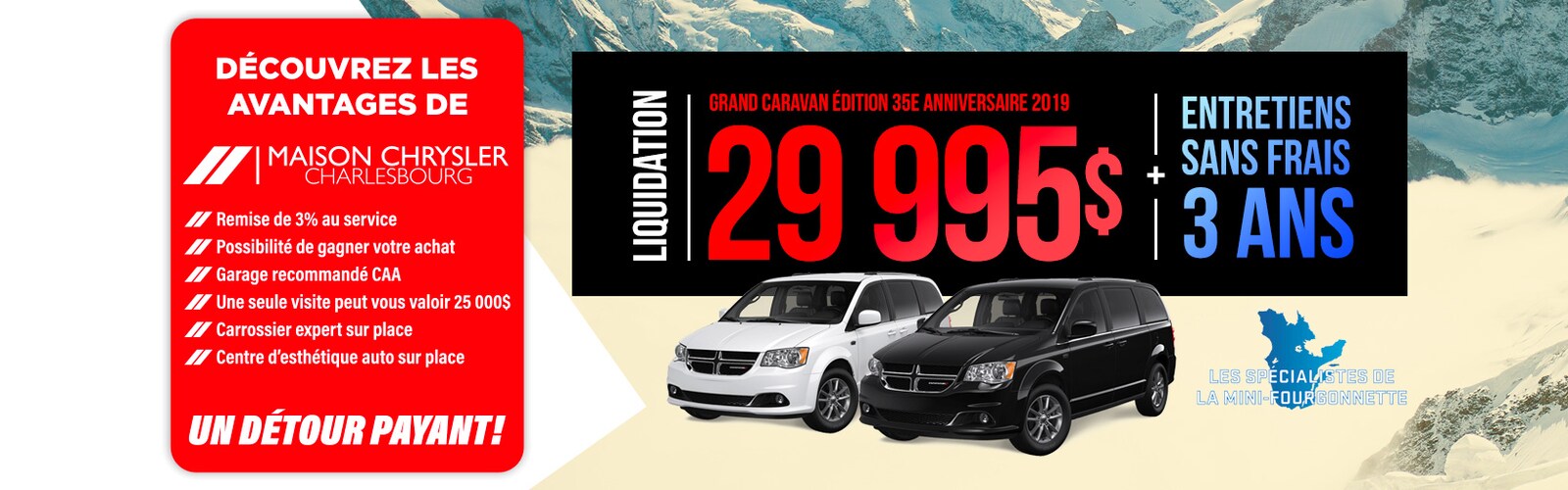 Maison Chrysler Concessionnaire Chrysler, Dodge, Jeep, Ram à Québec