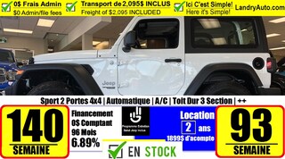 2023 Jeep Wrangler Sport VUS
