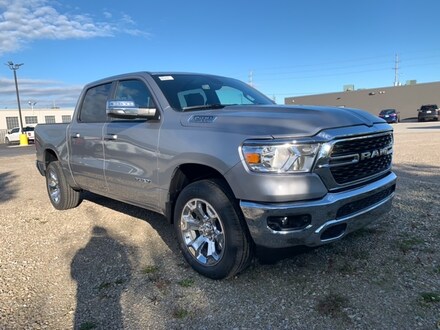 2022 Ram 1500 Big Horn|Heated Seats|8.4-inch Touchscreen| 4x4 Crew Cab 144.5 in. WB for sale in Leamington, ON Billet Silver Metallic