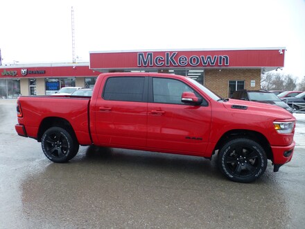 2022 Ram 1500 Sport 12 Inch Display with Nav Heated Seats 4x4 Crew Cab 144.5 in. WB