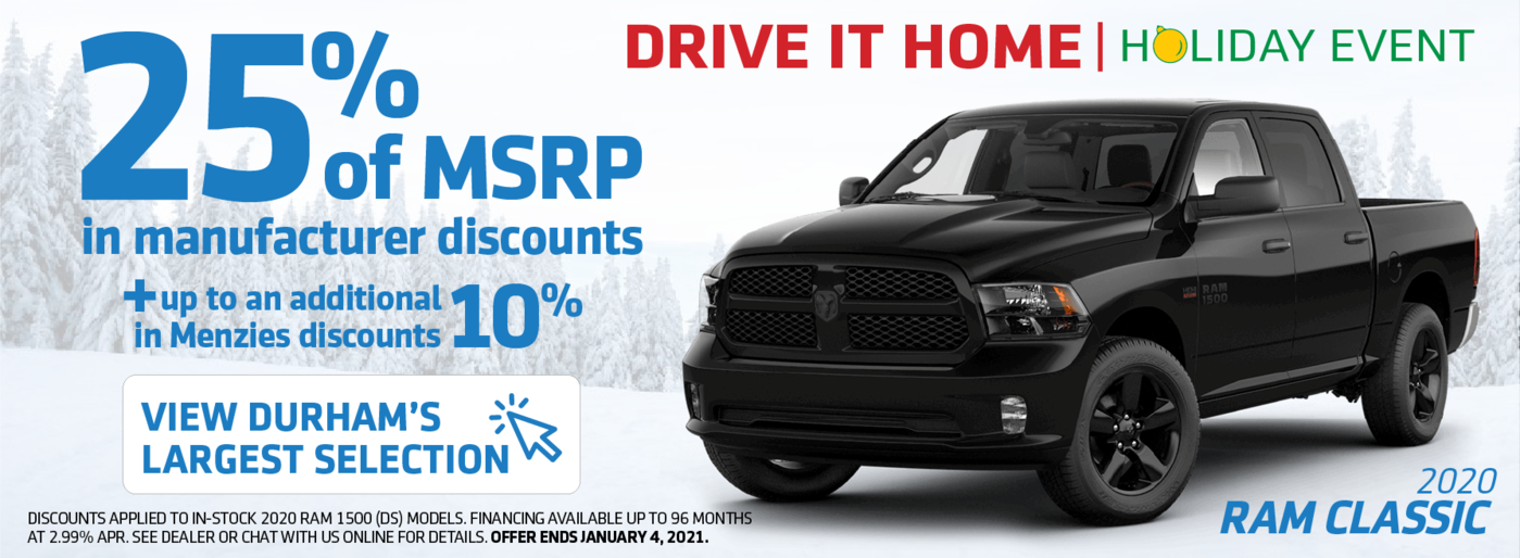 Menzies Chrysler Dodge Jeep RAM Whitby Oshawa New & Used Car Dealership Menzies Chrysler Dodge Jeep RAM Whitby Oshawa New & Used Car Dealership