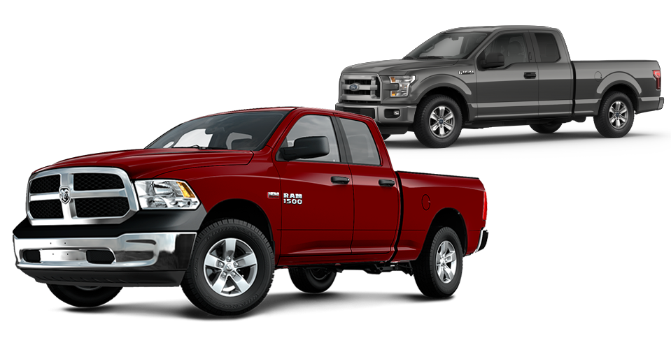 RAM 1500 SLT Quad Cab vs Ford f150 XLT Super Cab.png