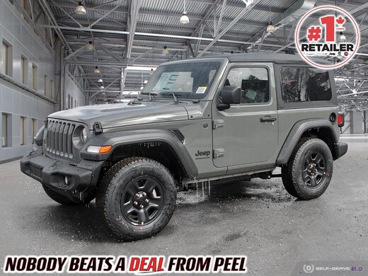 NEW Jeep Wrangler For Sale | $500 Gas Card | PEEL JEEPS Serving Sault Ste.  Marie, Sudbury, Thunder Bay, North Bay, Parry Sound | Peel Chrysler FIAT