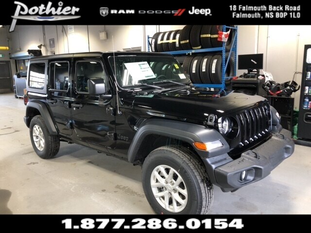 New 2023 Jeep Wrangler 4-Door Sport S For Sale | Falmouth NS | VIN: 1C4HJXDN1PW614402 New 2023 Jeep Wrangler 4-Door Sport S For Sale | Falmouth NS | VIN: 1C4HJXDN1PW614402