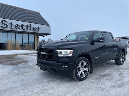 Featured new 2022 Ram 1500 Laramie 4x4 Crew Cab 144.5 in. WB for sale in Stettler, AB
