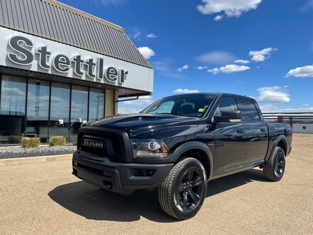 Featured new 2022 Ram 1500 Classic Warlock 4x4 Crew Cab 5.6 ft. box 140 in. WB for sale in Stettler, AB