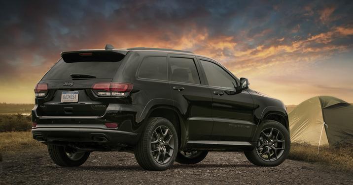 2020 Jeep Grand Cherokee Limited X camping