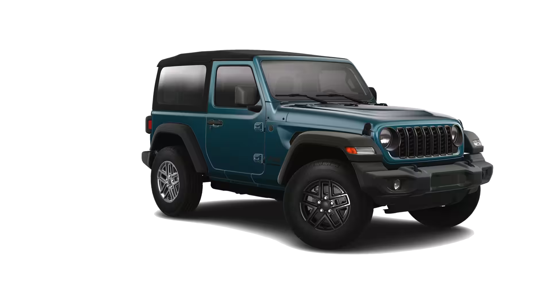 2025 Jeep Wrangler in Fathom Blue Clear-Coat Exterior 2025 Jeep Wrangler in Fathom Blue Clear-Coat Exterior