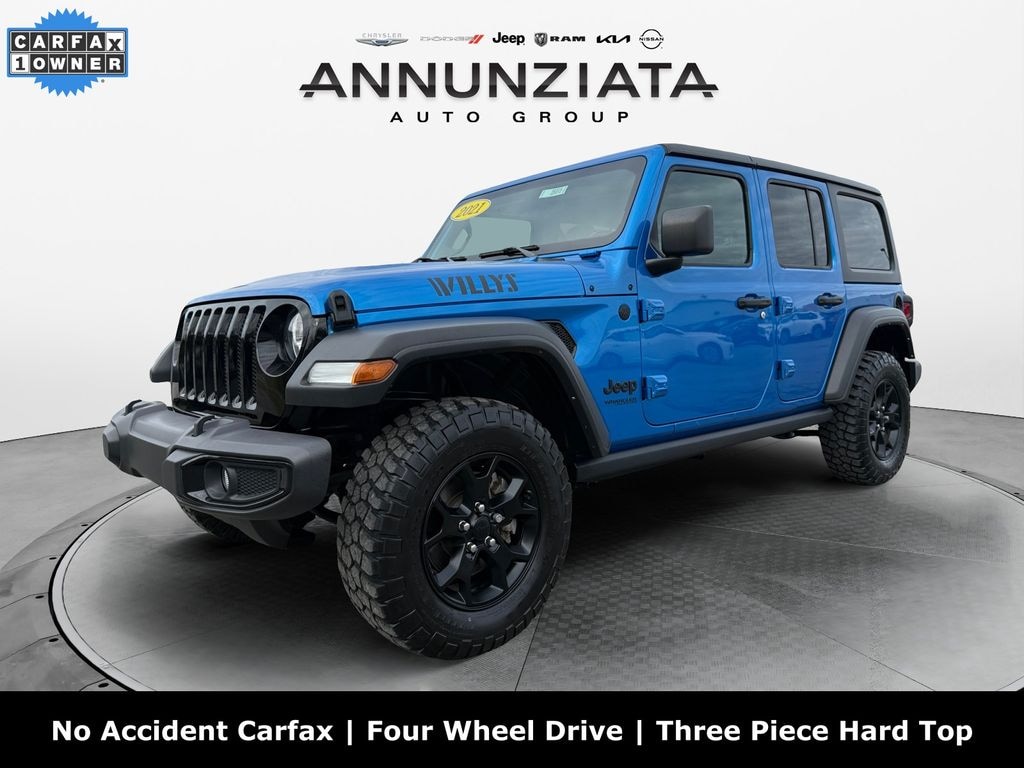 Certified 2021 Jeep Wrangler Unlimited Willys SUV