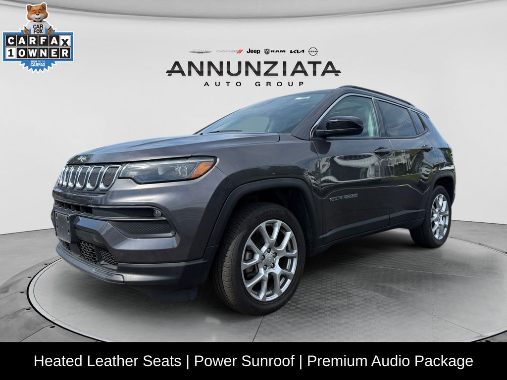 Certified 2022 Jeep Compass Latitude Lux with VIN 3C4NJDFB0NT206352 for sale in Warwick, NY