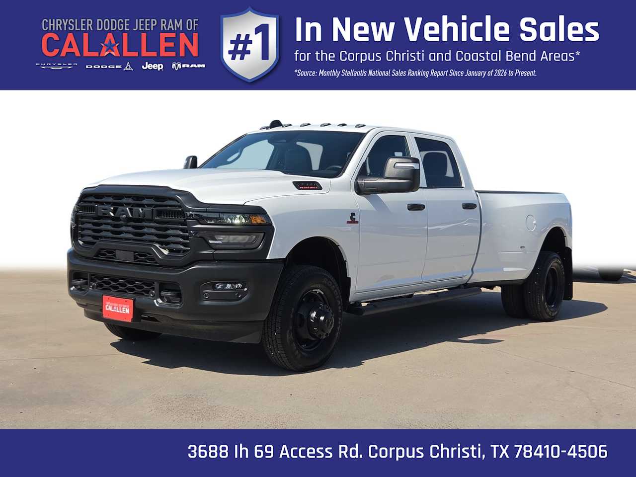 New 2026 Ram 3500 TRADESMAN CREW CAB 4X4 8' BOX