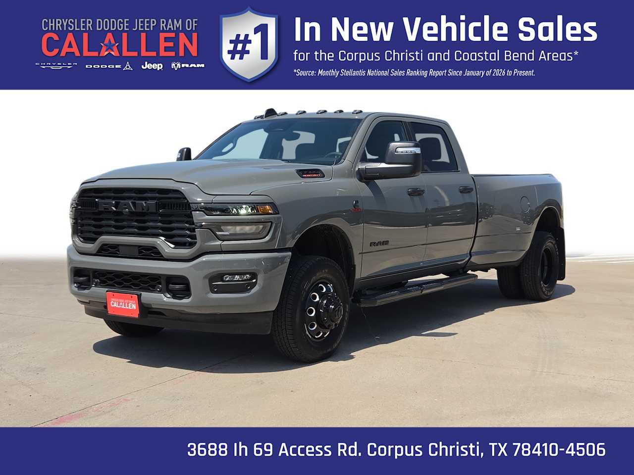New 2026 Ram 3500 LONE STAR CREW CAB 4X4 8' BOX