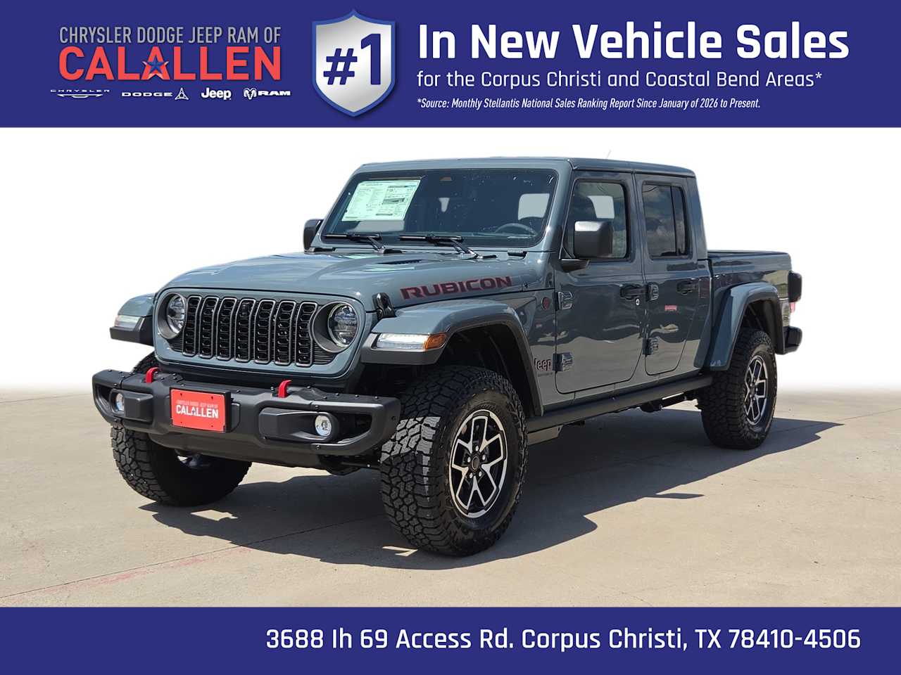 New 2026 Jeep Gladiator RUBICON X 4X4