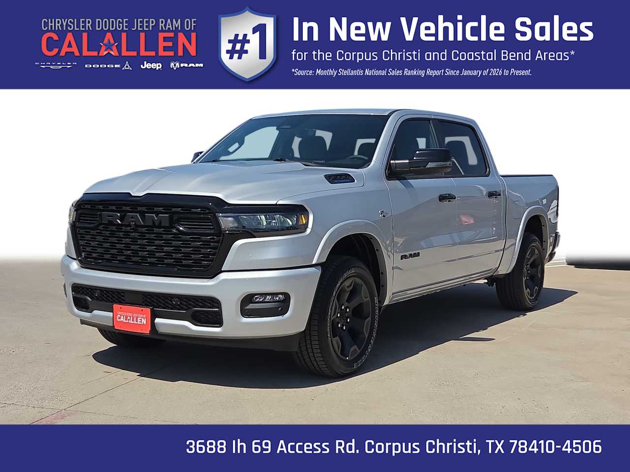 New 2026 Ram 1500 LONE STAR CREW CAB 4X4 5'7 BOX