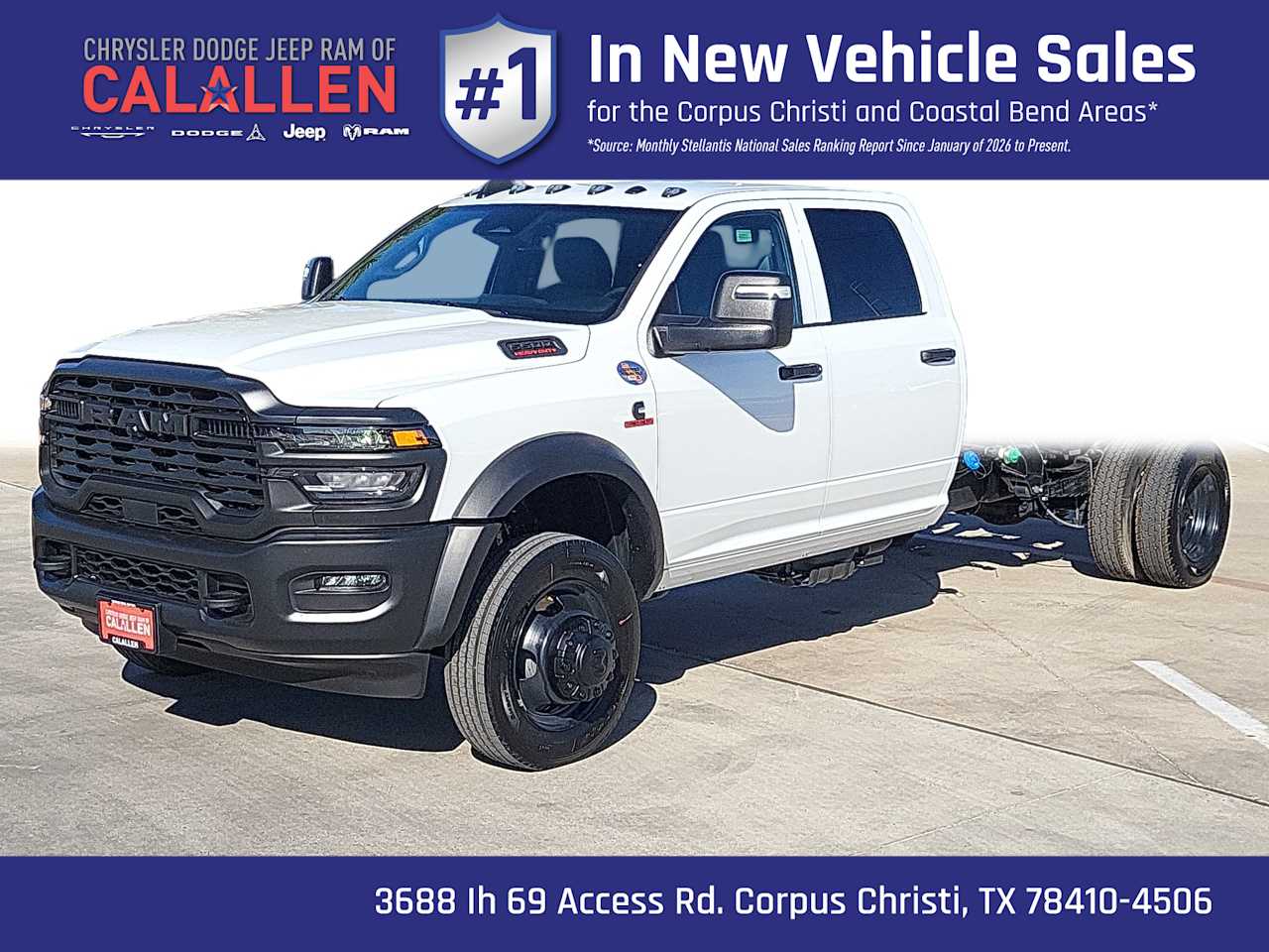 2026 Ram 5500 Chassis Cab TRADESMAN  CREW  4X4 84' CA Pickup