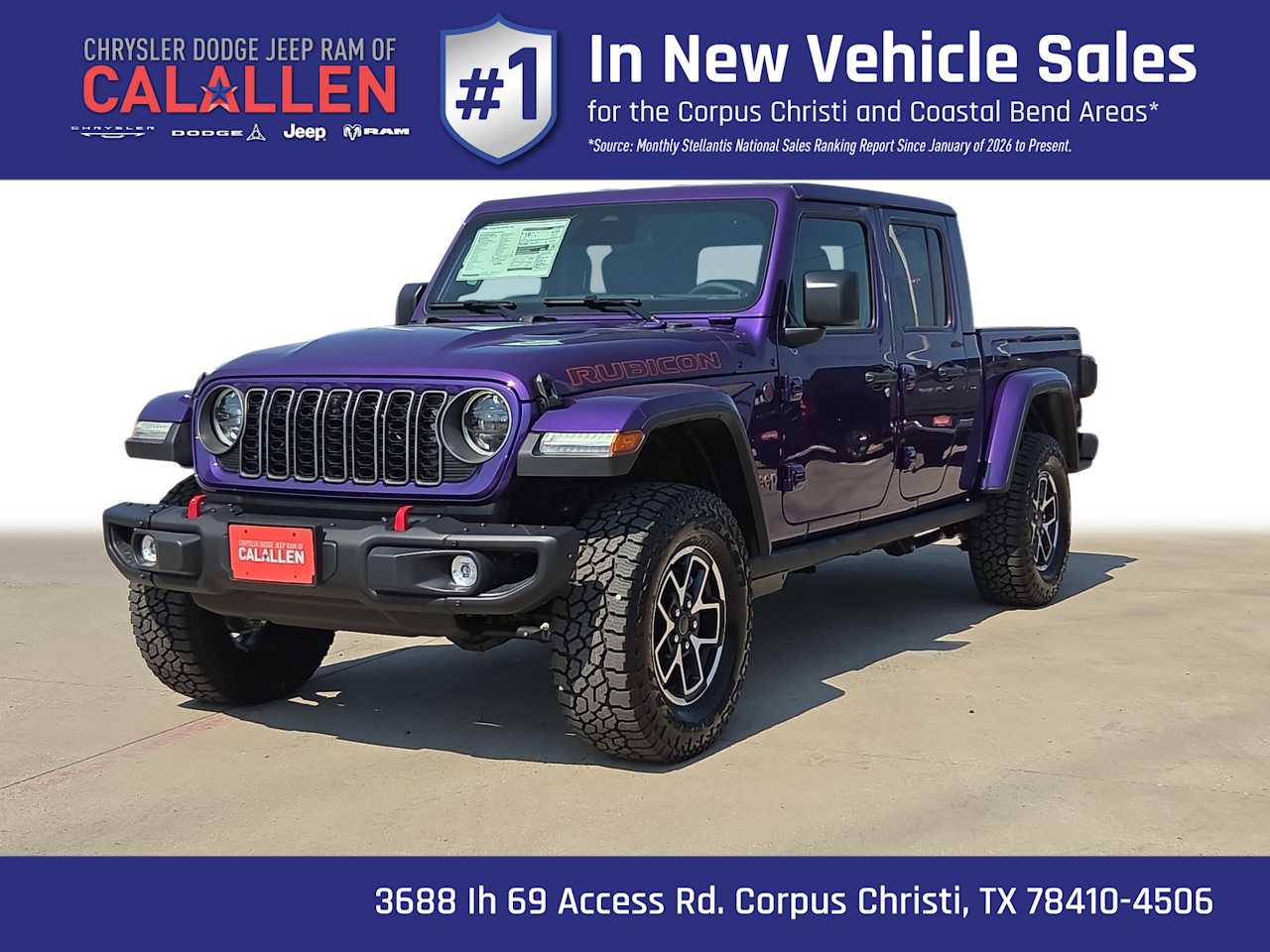 New 2026 Jeep Gladiator RUBICON X 4X4