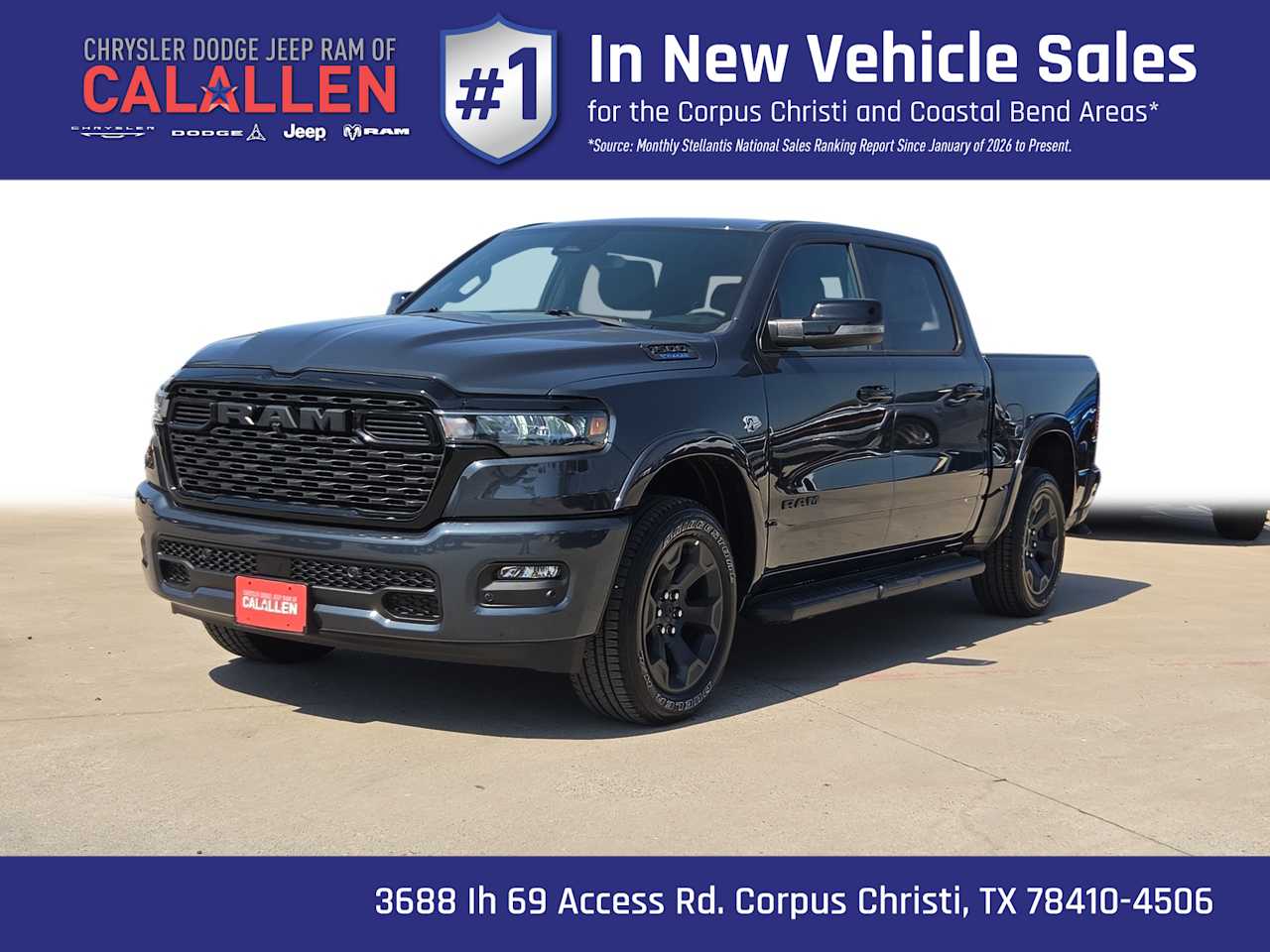 New 2026 Ram 1500 LONE STAR CREW CAB 4X4 5'7 BOX