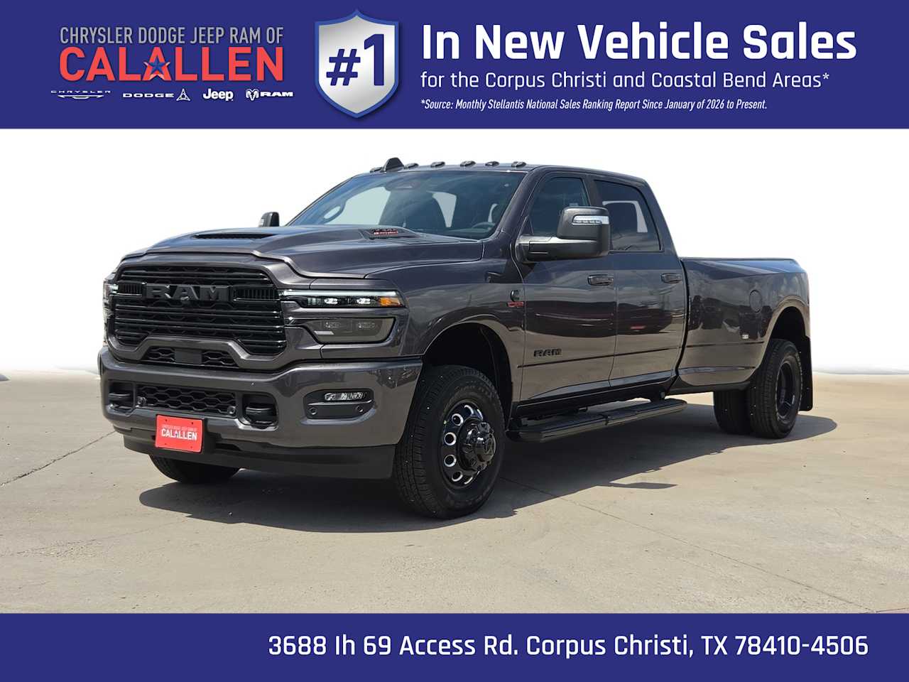 2026 Ram 3500 LARAMIE CREW CAB 4X4 8' BOX Pickup