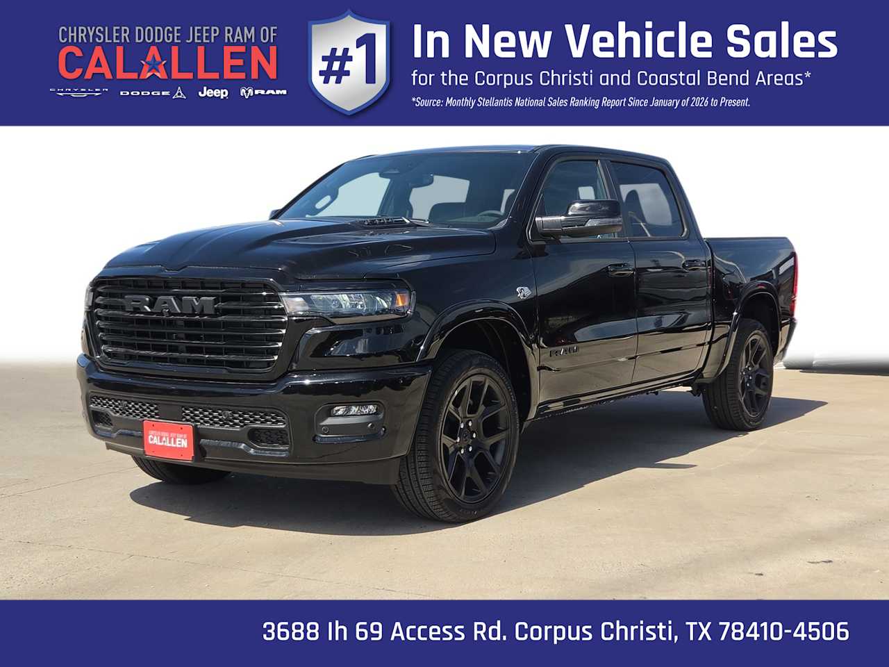 New 2026 Ram 1500 LARAMIE CREW CAB 4X4 5'7 BOX