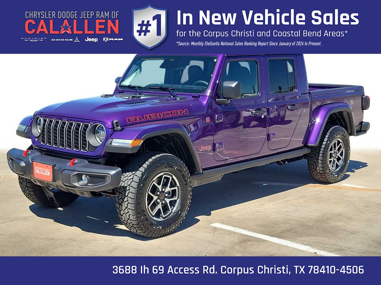 2026 Jeep Gladiator RUBICON 4X4 Pickup
