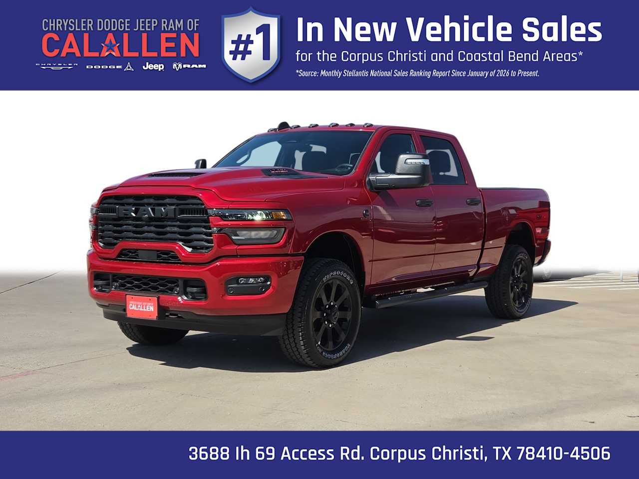 New 2026 Ram 2500 BLACK EXPRESS CREW CAB 4X4 6'4 BOX