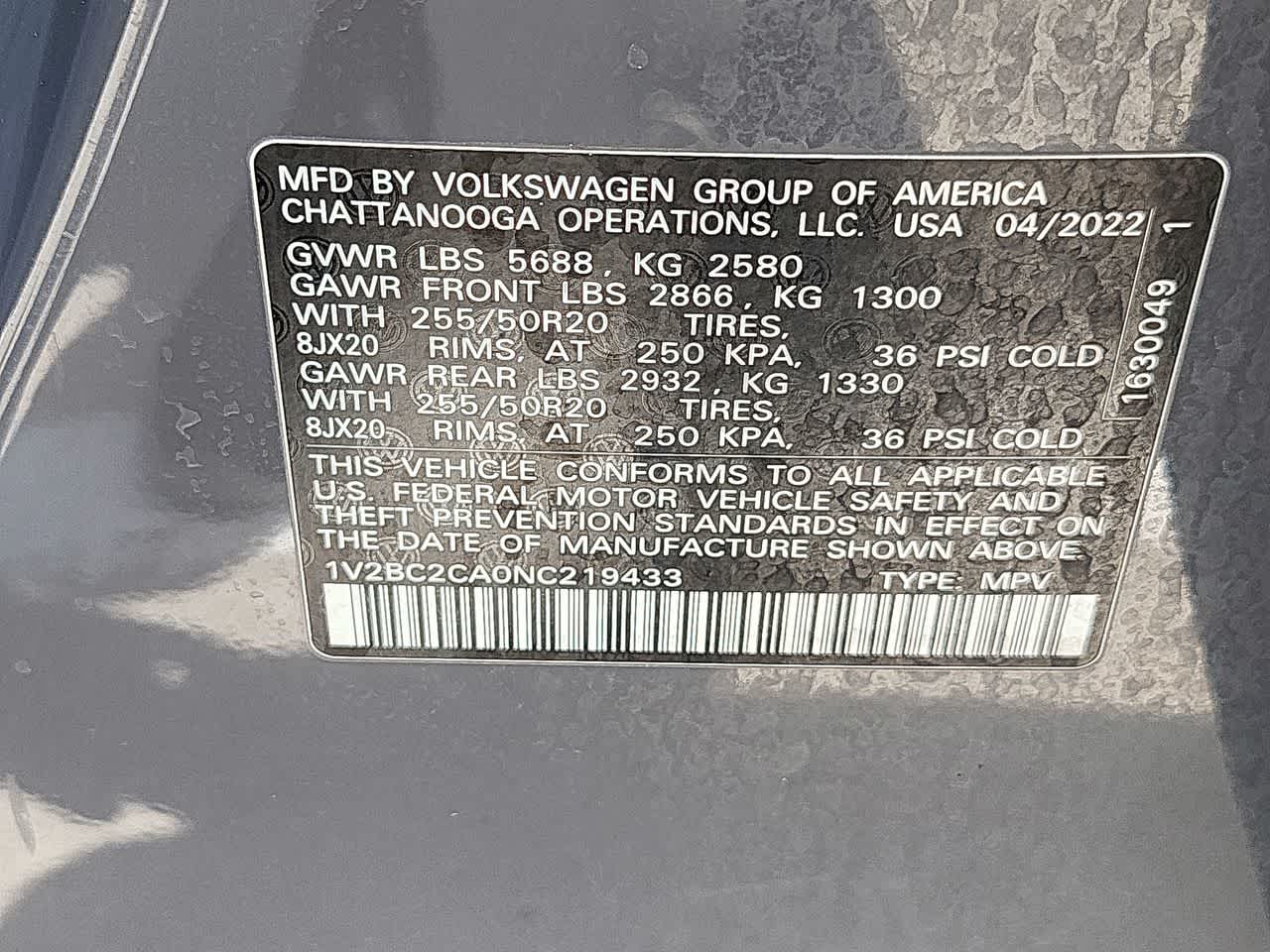 Thumbnail: 2022 Volkswagen Atlas - 29