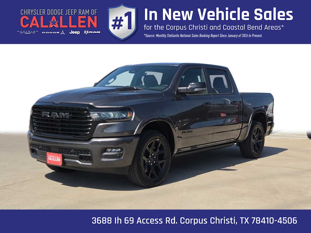 New 2026 Ram 1500 LARAMIE CREW CAB 4X4 5'7 BOX