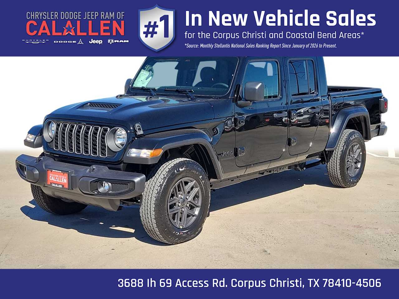 2026 Jeep Gladiator SPORT 4X4 Pickup