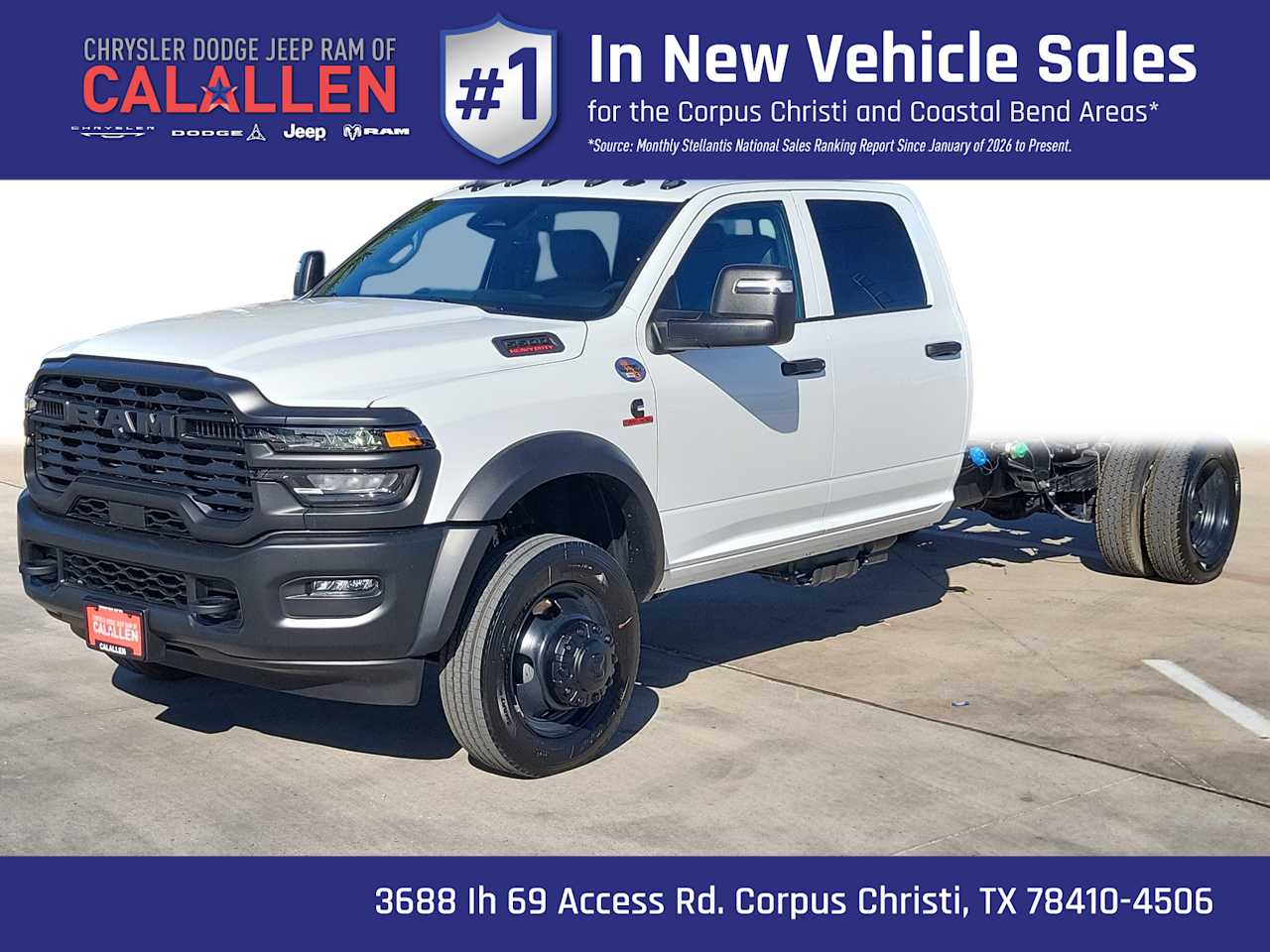 2026 Ram 5500 Chassis Cab TRADESMAN  CREW  4X4 84' CA Pickup