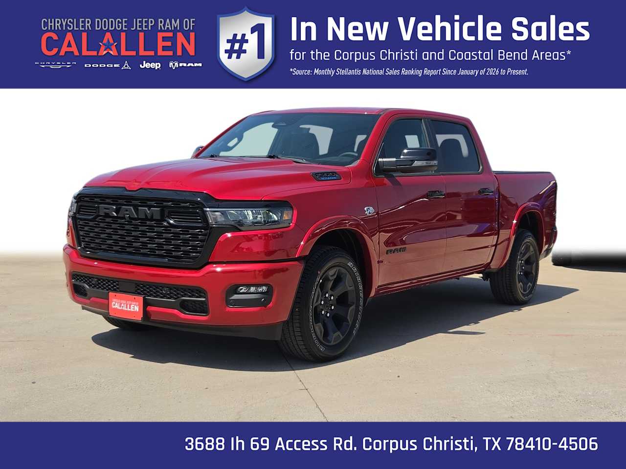 New 2026 Ram 1500 LONE STAR CREW CAB 4X2 5'7 BOX