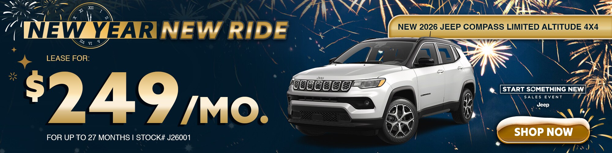 New 2026 Jeep Compass Limited Altitude 4x4