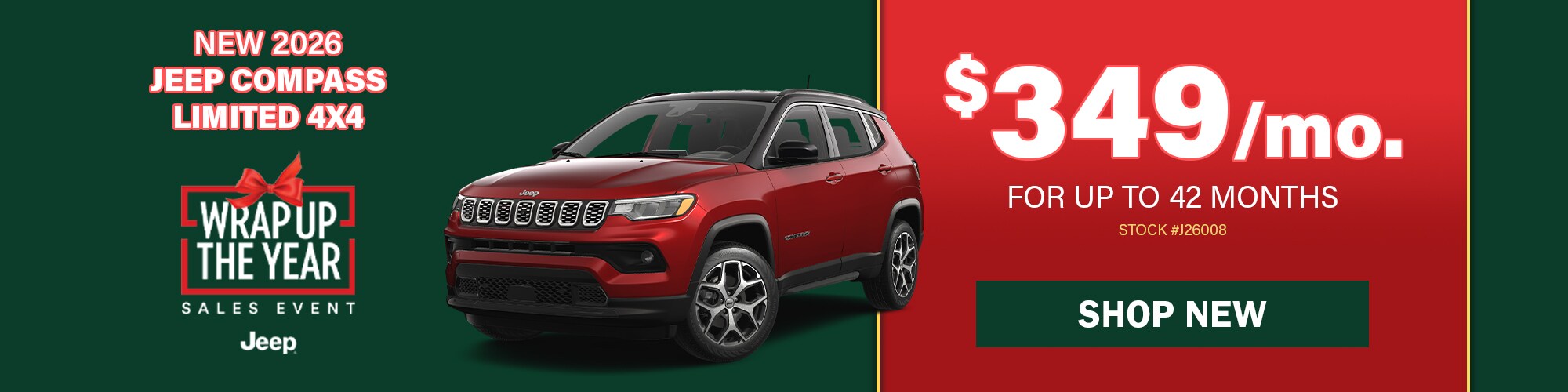 New 2026 Jeep Compass Limited Altitude 4x4