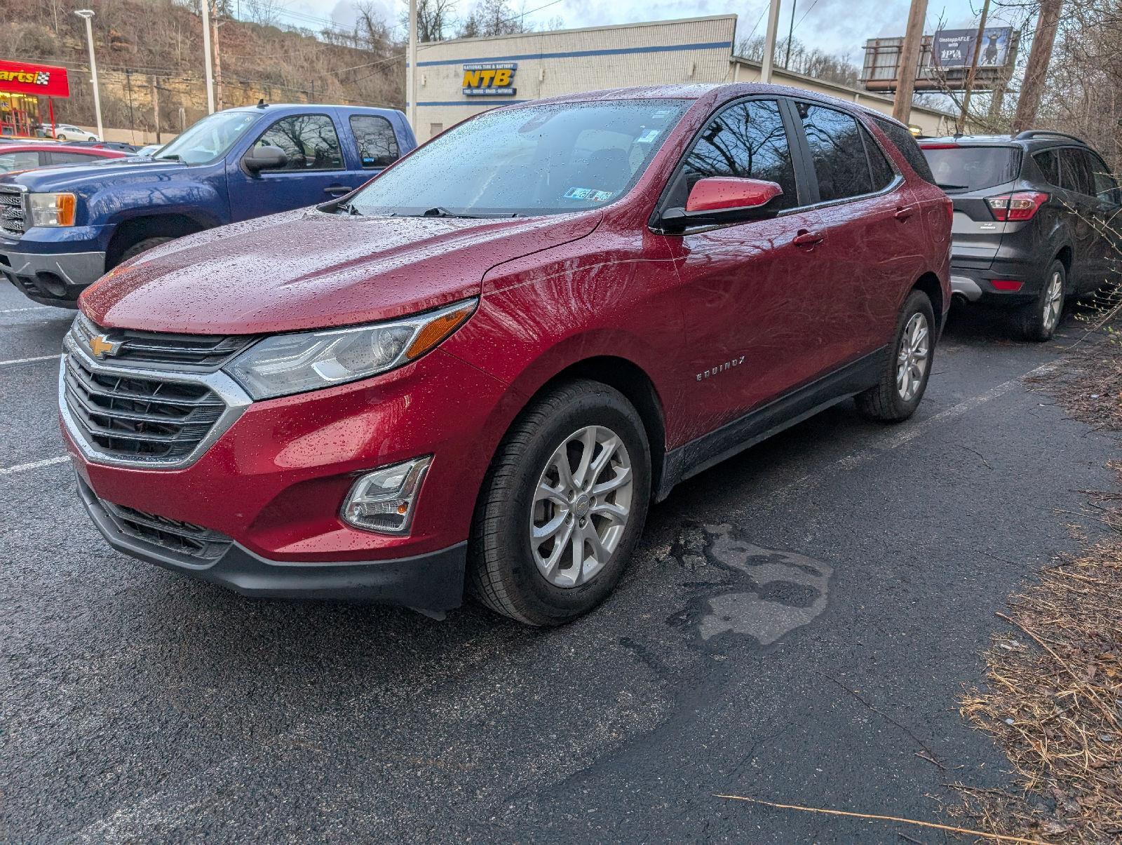 Used 2021 Chevrolet Equinox LT with VIN 3GNAXKEV8ML322885 for sale in Greenville, PA