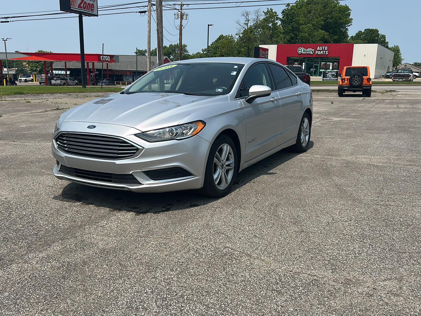 Used 2018 Ford Fusion Hybrid SE with VIN 3FA6P0LU7JR274758 for sale in Greenville, PA