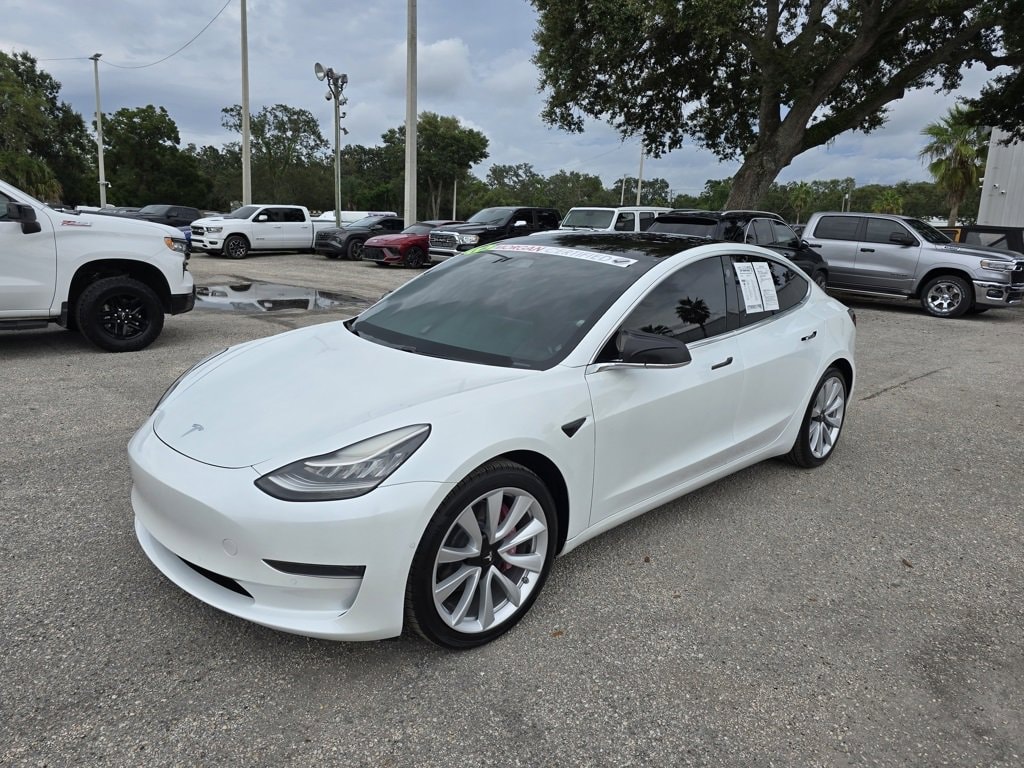 Used 2020 Tesla Model 3 Base with VIN 5YJ3E1EA4LF785747 for sale in Tampa, FL