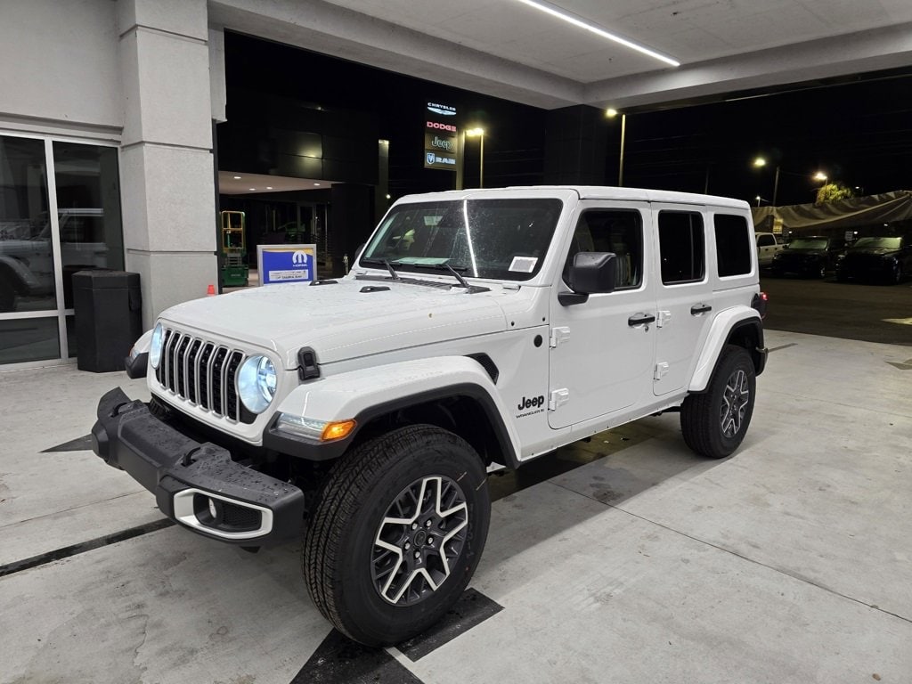 New 2025 Jeep Wrangler 4-DOOR SAHARA Sport Utility