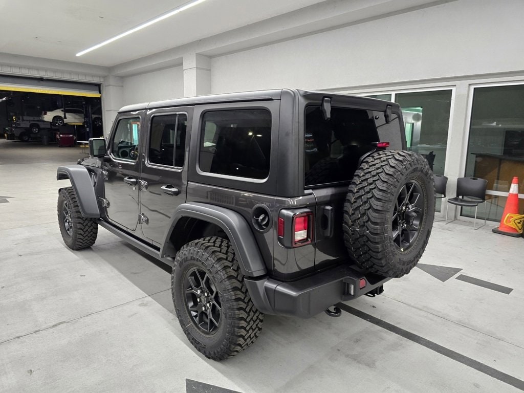 New 2025 Jeep Wrangler 4-DOOR WILLYS Sport Utility
