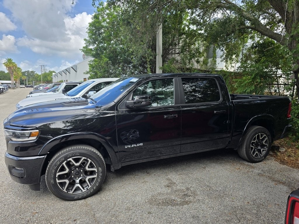 Certified 2025 RAM Ram 1500 Pickup Laramie with VIN 1C6SRFJP9SN591987 for sale in Tampa, FL