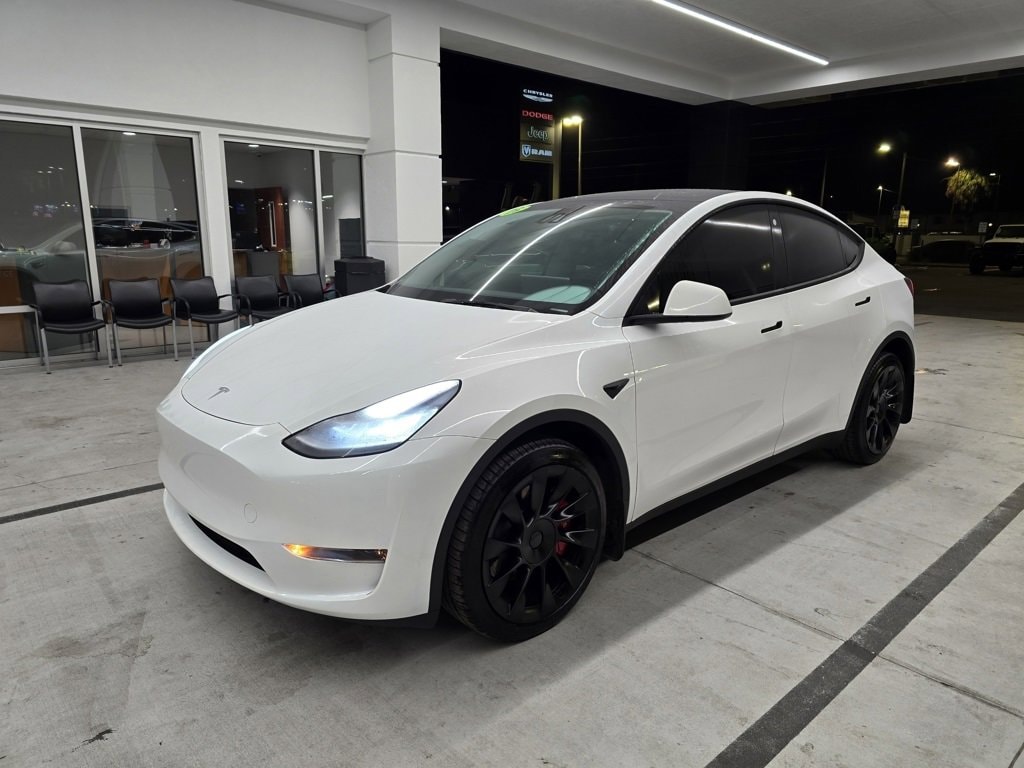 Used 2023 Tesla Model Y Long Range with VIN 7SAYGDEE1PA070015 for sale in Tampa, FL