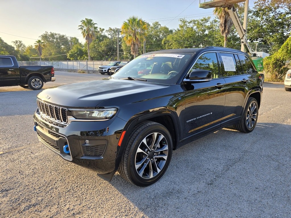 Certified 2024 Jeep Grand Cherokee Overland 4xe with VIN 1C4RJYD64RC714484 for sale in Tampa, FL