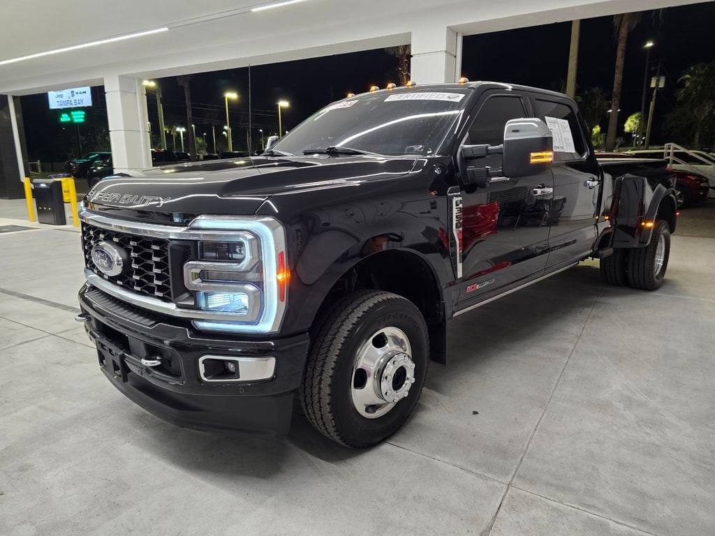Certified 2024 Ford Super Duty F-350 DRW Platinum Platinum 4WD Crew Cab 8 Box