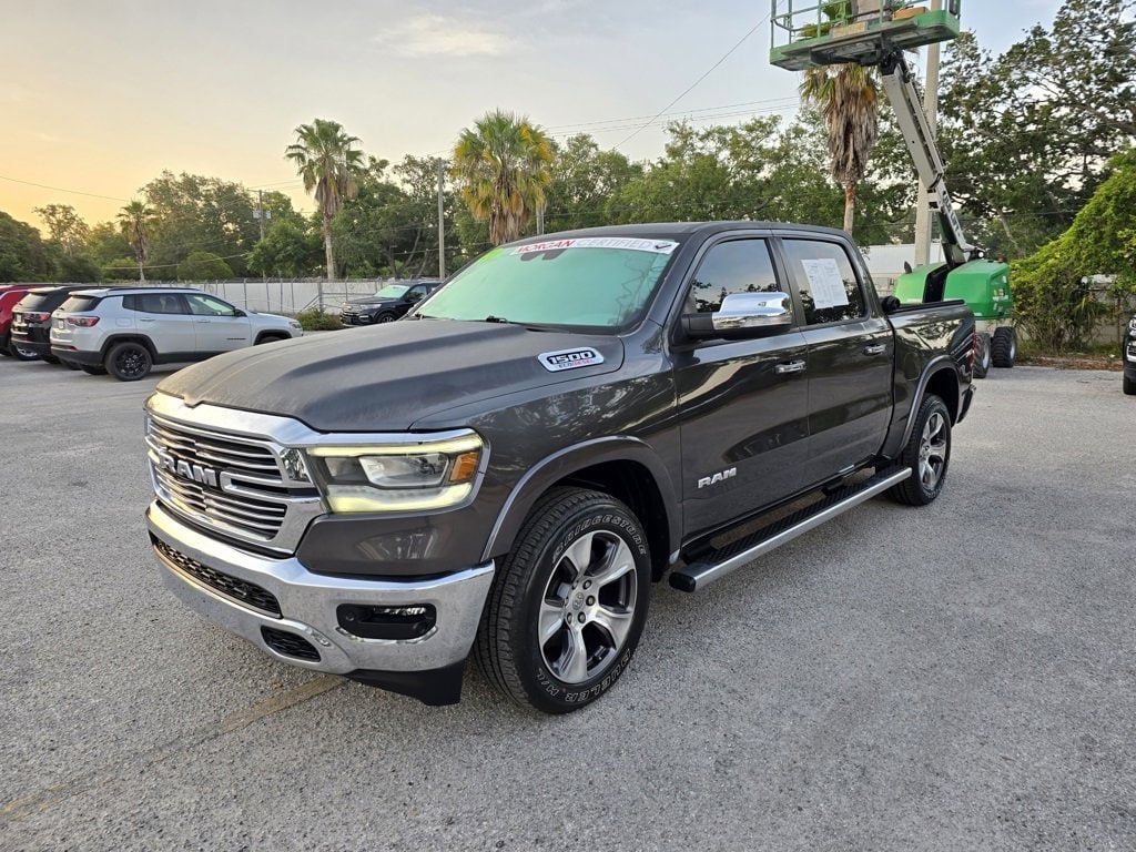 Certified 2022 RAM Ram 1500 Pickup Laramie with VIN 1C6RREJM8NN152301 for sale in Tampa, FL