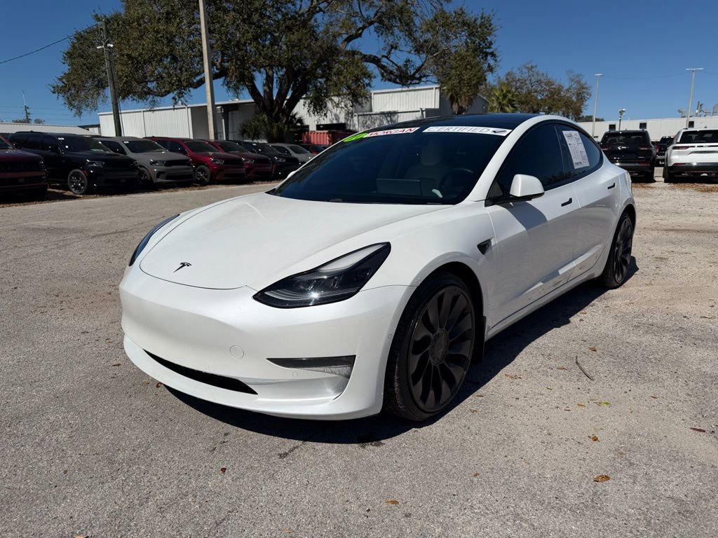 Used 2021 Tesla Model 3 Base with VIN 5YJ3E1EC4MF926254 for sale in Tampa, FL